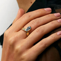 Aqua Crest Ring - ATUR