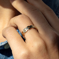 Golden Weave Ring - ATUR