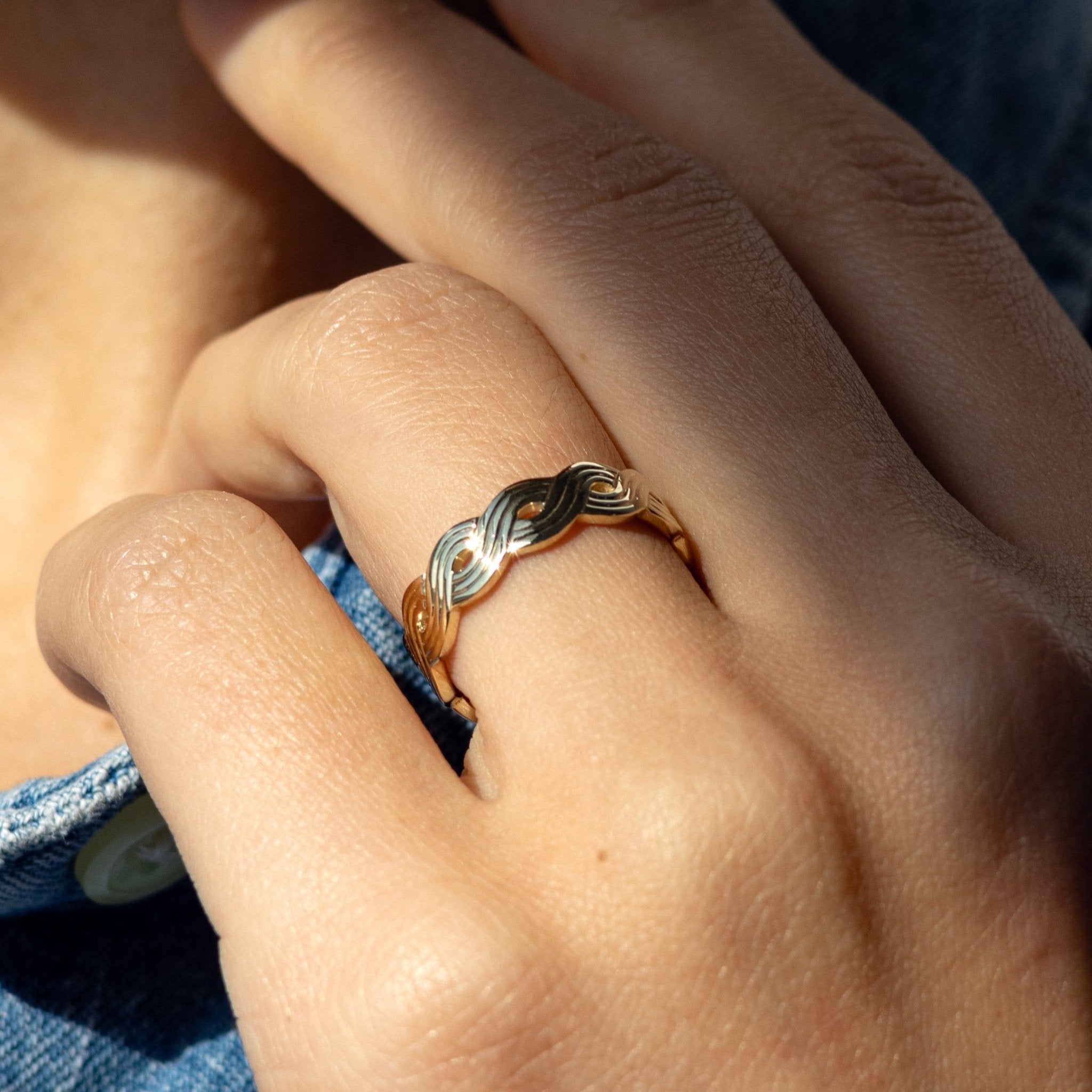 Golden Weave Ring - ATUR