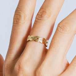 Golden Weave Ring - ATUR